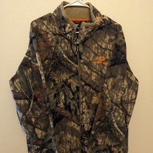 Mossy Oak Camo Zip-Up Fleece